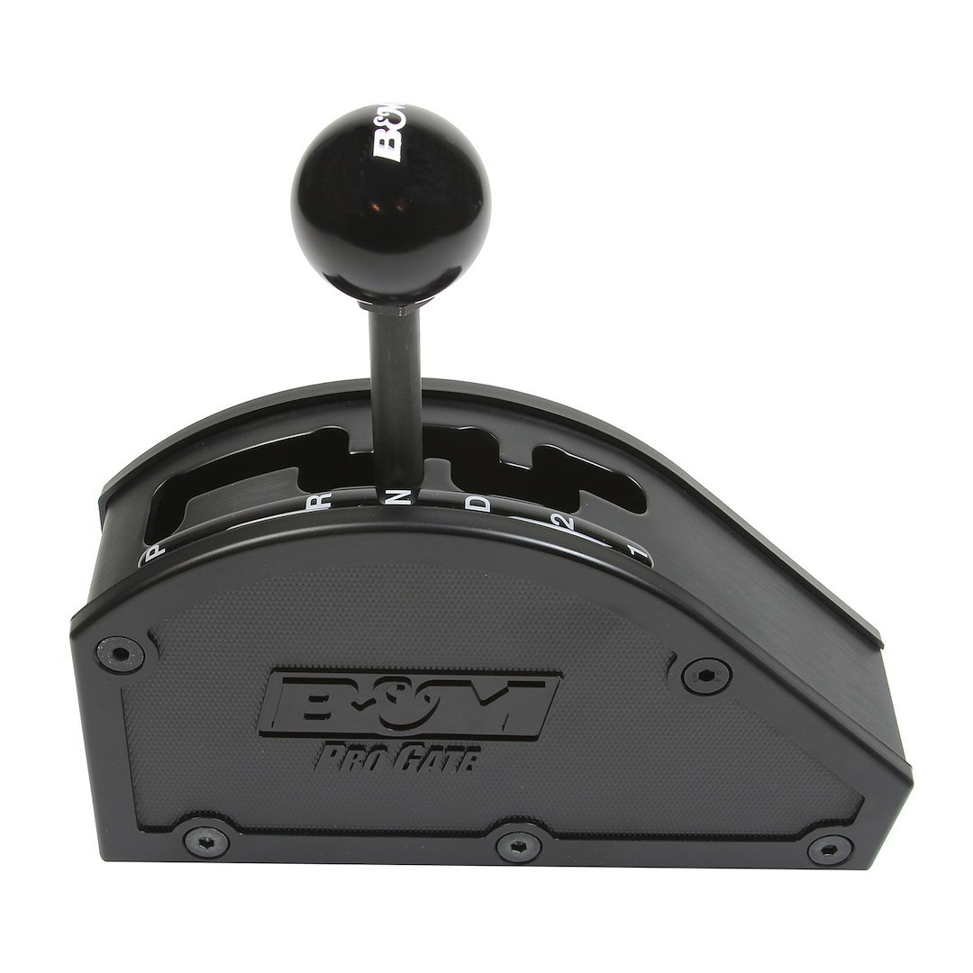 B&m Co Auto Trans Shifter, Pro Gate, For Use with GM 3 Speed Automatic Transmissions, Gated Race Shifter, Black Knob Grip – 80889