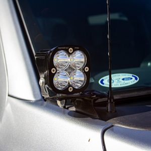 Baja Design Driving/ Fog Light, Squadron Sport, LED Bulb, 4 Cree LED, 3 Inch Square, 30 Watt Amp Draw 2.2 Amp, Spot Beam, 3162 Lumens – 447695