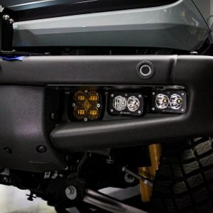 Baja Design Driving/ Fog Light, LED Bulb, 3 Inch Square Squadron Pro/ 1.76 Inch Height X 2.93 Inch Width Rectangular S2 Sport – 447763UP