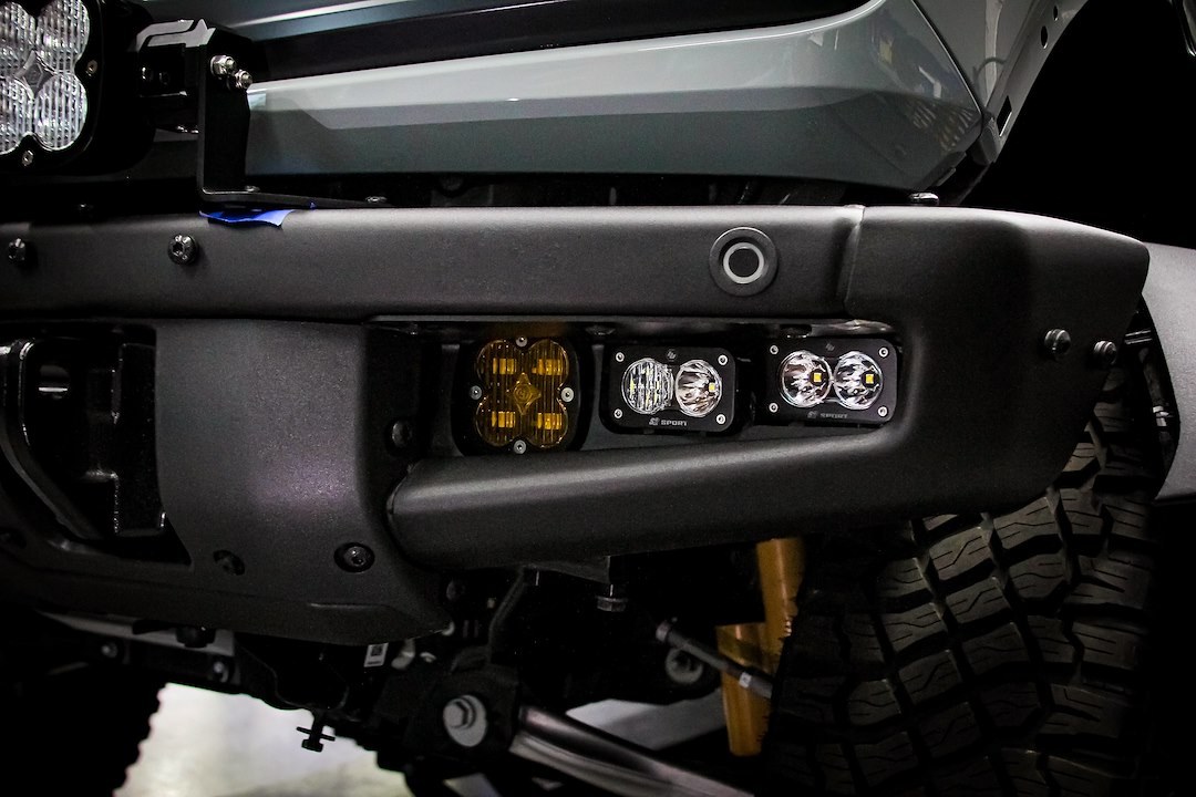 Baja Design Driving/ Fog Light, LED Bulb, 3 Inch Square Squadron Pro/ 1.76 Inch Height X 2.93 Inch Width Rectangular S2 Sport – 447763UP