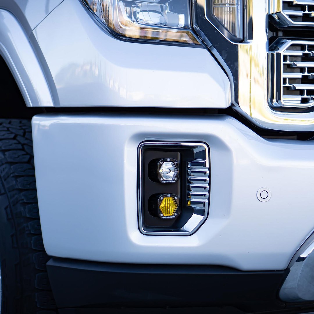 Baja Design Driving/ Fog Light, S1, LED Bulb, 2.1 Inch Square, 20 Watt Bulbs Amp Draw 1.45 Amp, Wide Cornering Beam, 2375 Lumens – 447849
