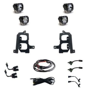 Baja Design Driving/ Fog Light, S1, LED Bulb, 2.1 Inch Square, 20 Watt Bulbs Amp Draw 1.45 Amp, Wide Cornering Beam, 2375 Lumens – 447855