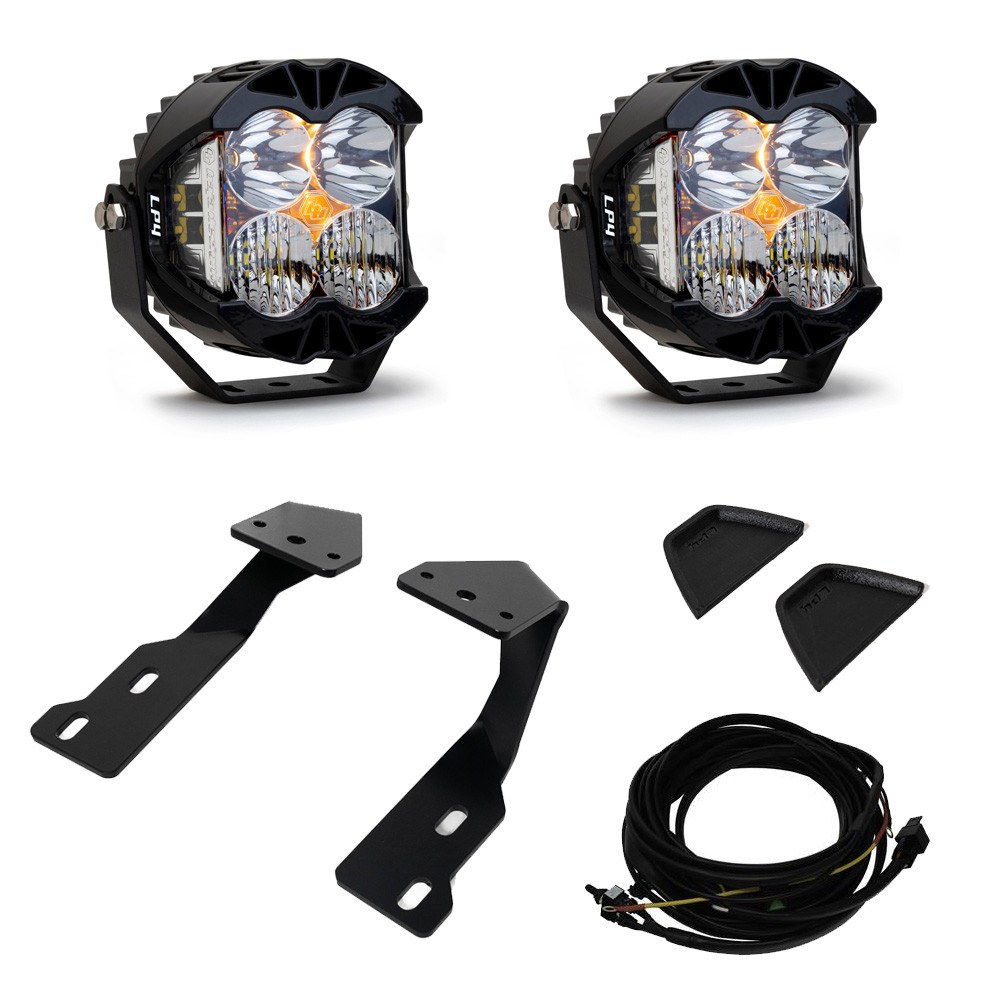 Baja Design Driving/ Fog Light, LP4, LED, Round, 90.9 Watt, 6.5 Amp, Driving/ Combo Beam – 447857