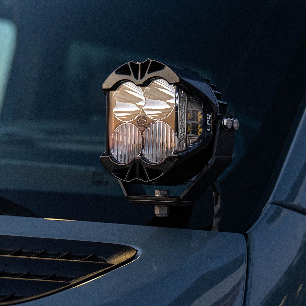 Baja Design Driving/ Fog Light, LP4, LED, Round, 90.9 Watt, 6.5 Amp, Driving/ Combo Beam – 447857
