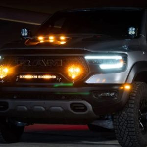 Baja Design Driving/ Fog Light, LP9 Pro, LED Bulb, 8 Inch Round, 105 Watt Bulbs/ Amp Draw 7.6 Amp, Driving/ Combo Beam, 22000 Lumens – 448044