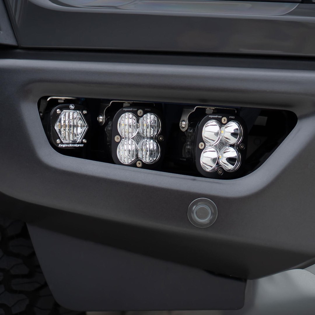Baja Design Driving/ Fog Light, LED Bulb, Driving Combo/ Wide Cornering/ Spot Beam, 4600 Lumens Squadron Pros/ 2375 Lumens S1 – 448056
