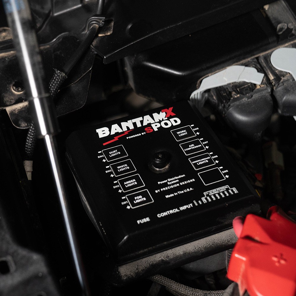 Baja Design Switch Panel, Bantamx, With 8 Lighted Rocker Switches – 87-0087
