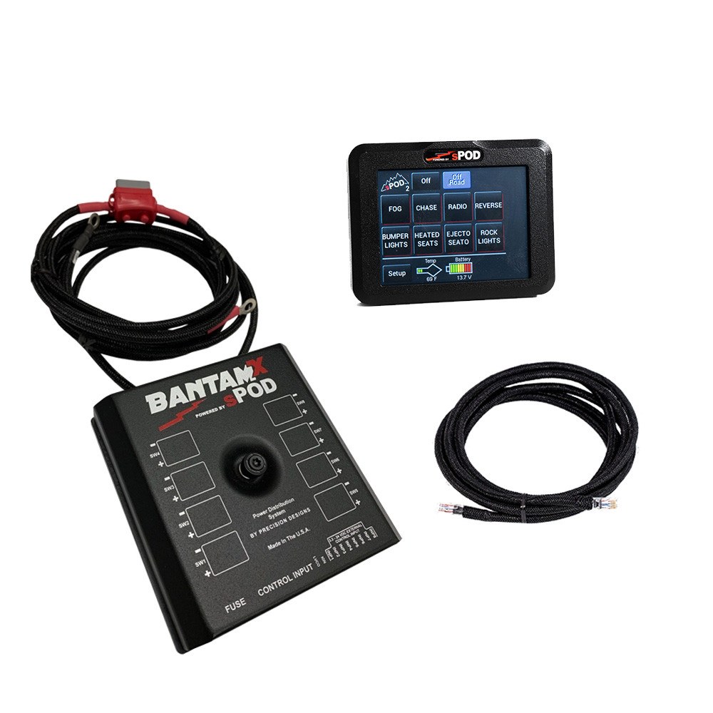 Baja Design Switch Panel, Bantamx, Touch Screen – 87-0089