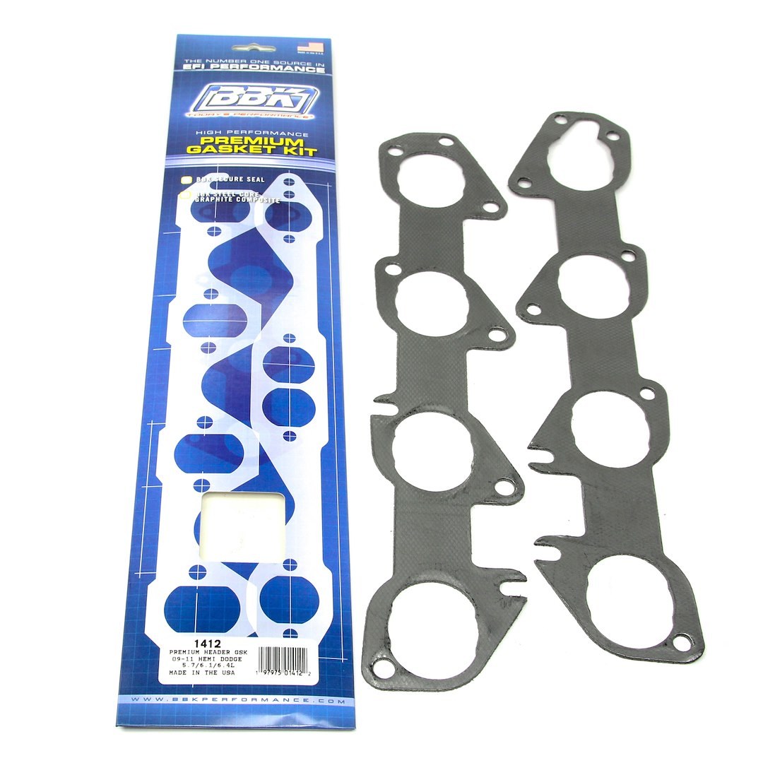 Bbk Perf Exhaust Header Gasket, Steel Core Laminate, Set of 2 – 1412