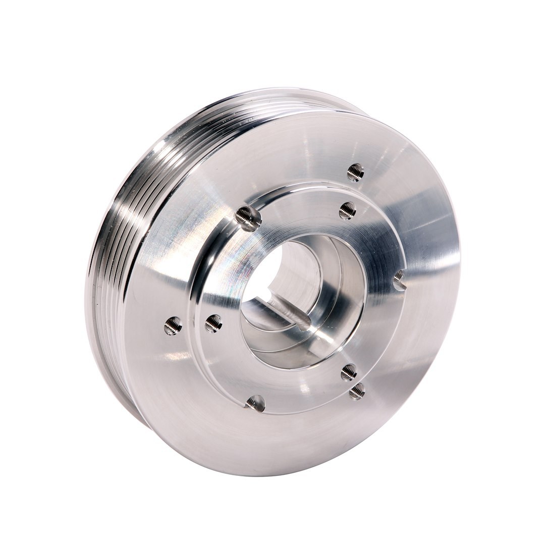 Bbk Perf Pulley Set, Power Plus Series, Underdrive, Serpentine Belt, Polished, Aluminum – 15550