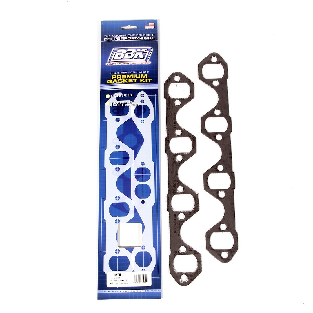 Bbk Perf Exhaust Header Gasket, Steel Core Laminate, Set of 2, 1-5/8 Inch Port Size – 1575