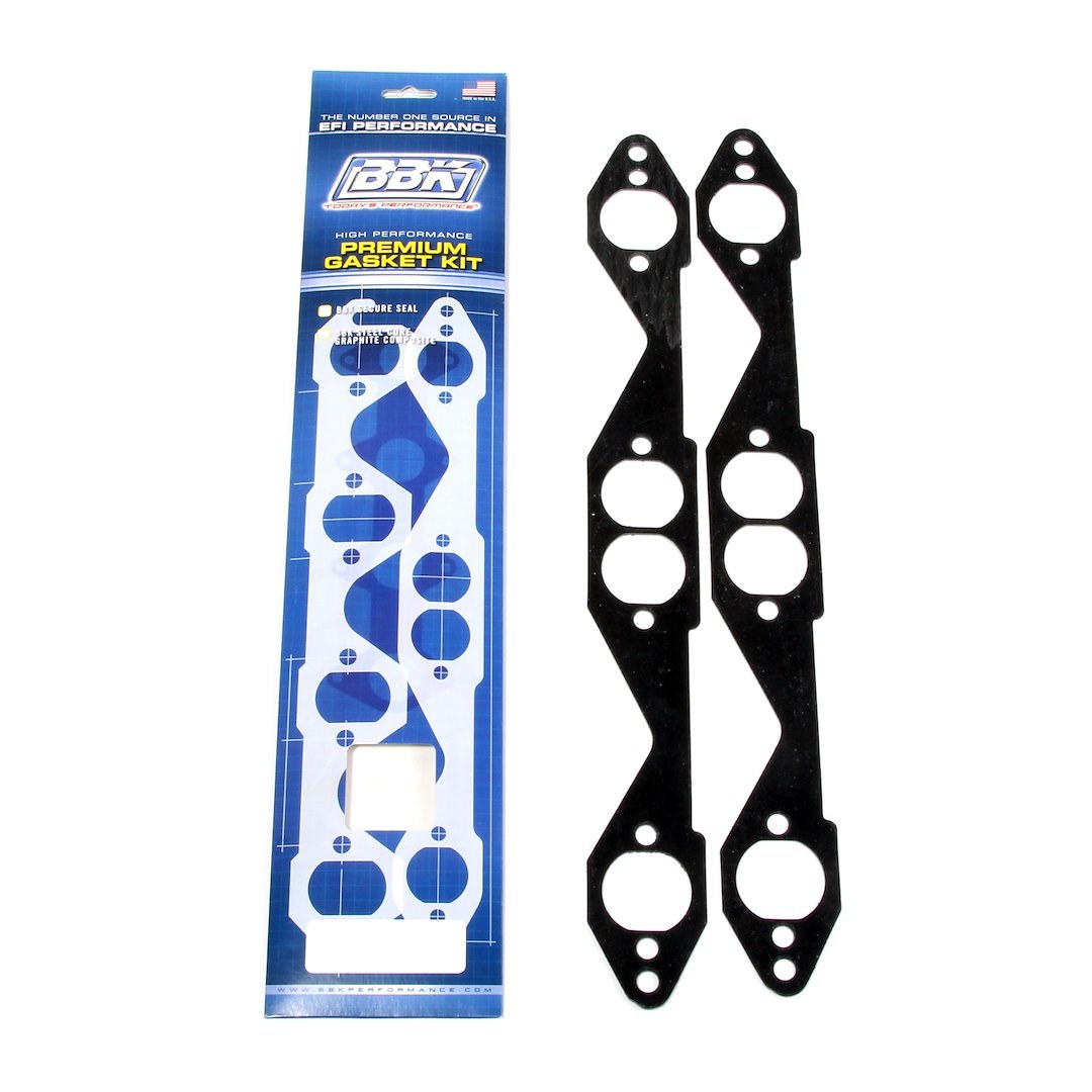 Bbk Perf Exhaust Header Gasket, Paper, Set of 2, Round Port – 1576