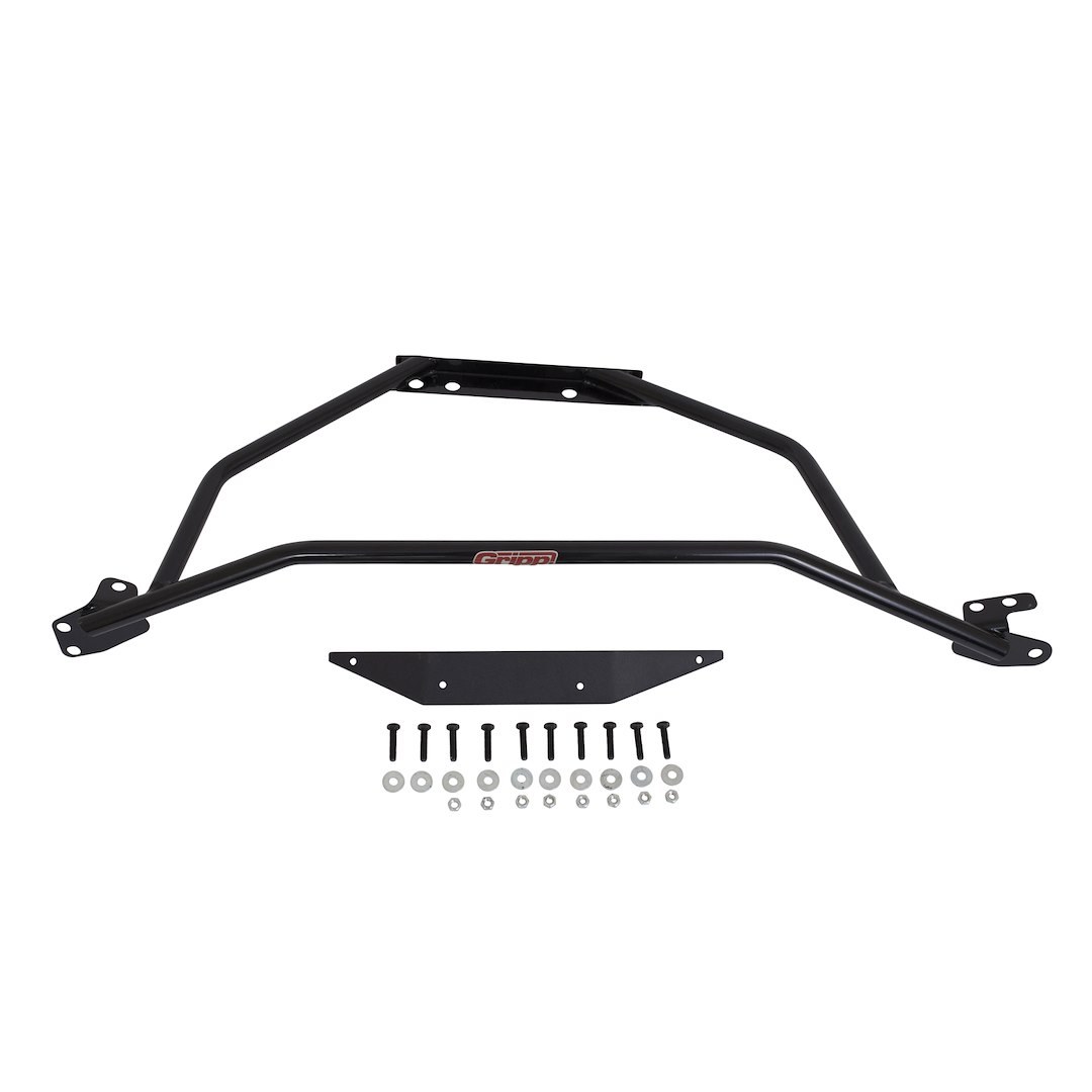 Bbk Perf Strut Tower Brace, Gripp Street Series, Powder Coated, Gloss Black, Steel – 2516