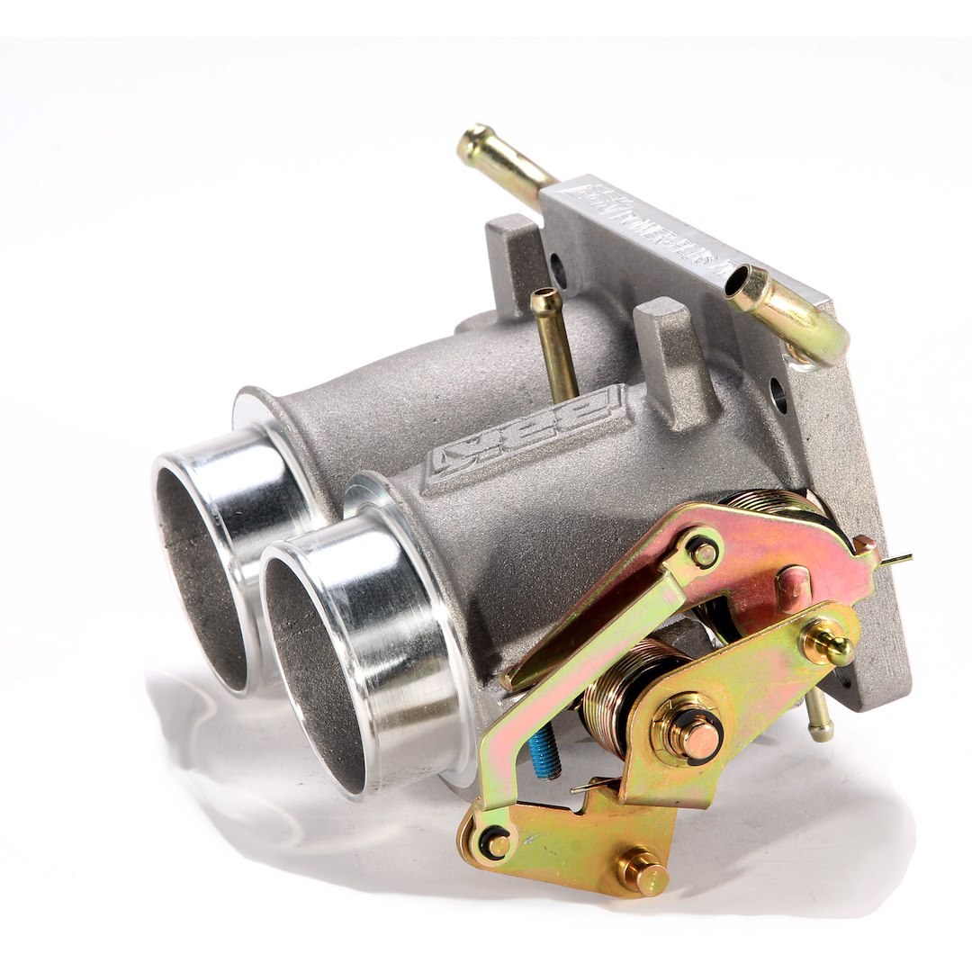 Bbk Perf Throttle Body, Power Plus Series, Twin 56 Millimeter, Natural, Cast Aluminum – 3501