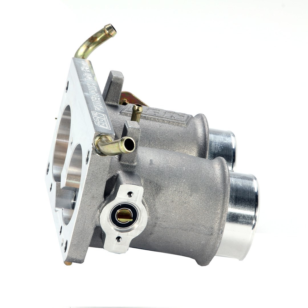 Bbk Perf Throttle Body, Power Plus Series, Twin 56 Millimeter, Natural, Cast Aluminum – 3501