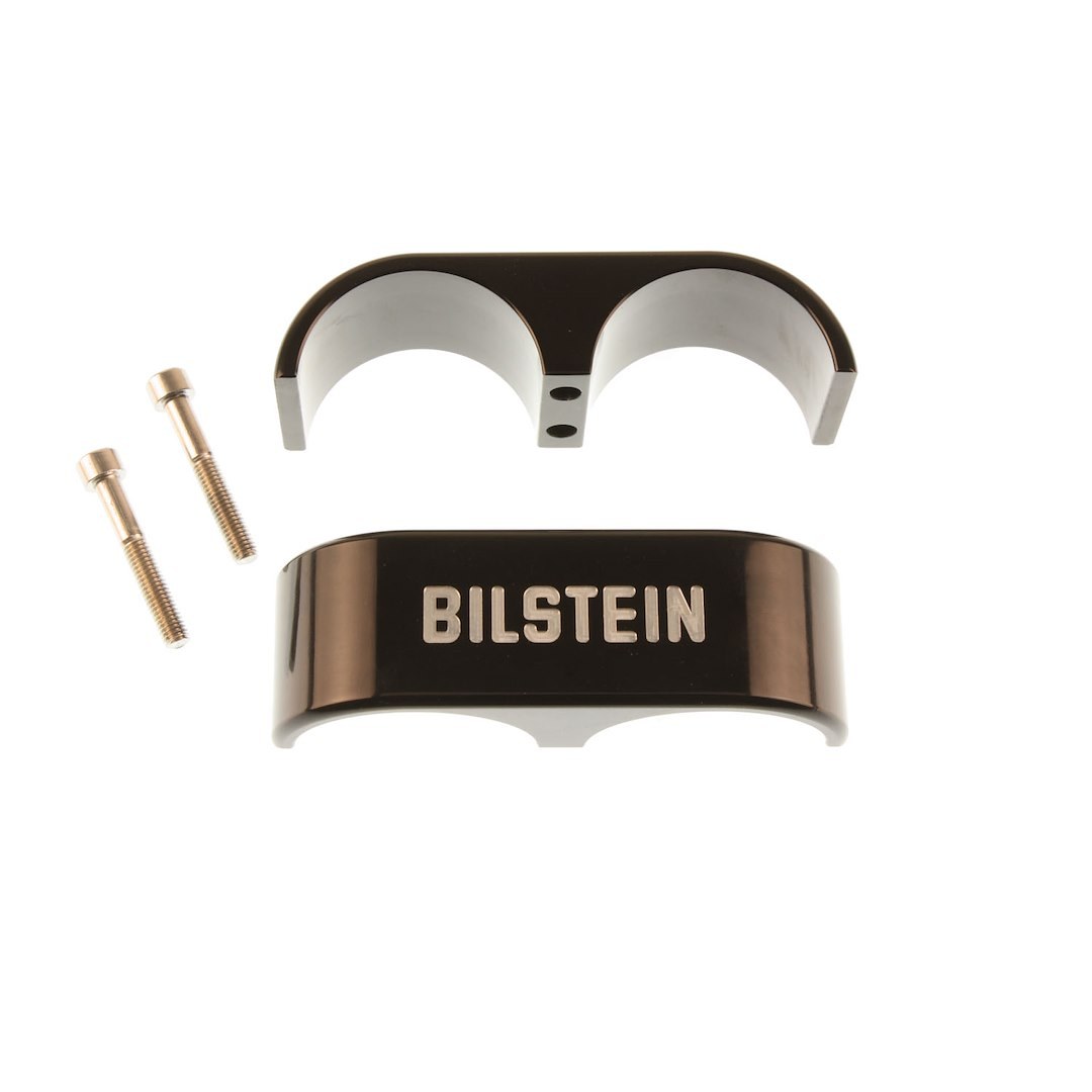 Bilstein Shock Absorber Reservoir Mount, B1 Series, Shock Body Mounted, Fits Bilstein 5160 and 5165 Series Shocks, Black Billet Aluminum – 11-176015