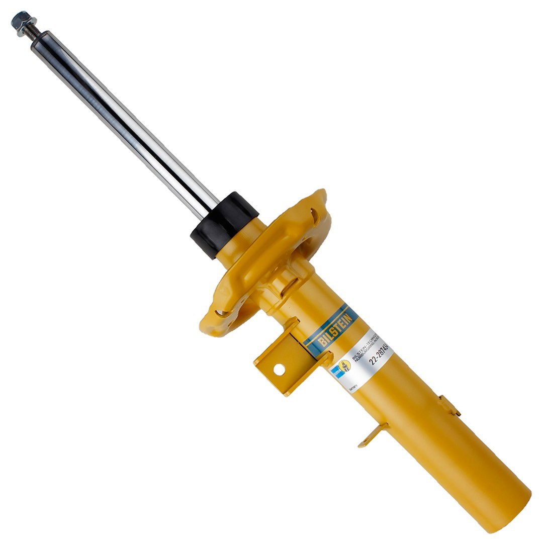 Bilstein Shock Absorber, B6 Performance Strut, Nitrogen Gas Charged, Without Reservoir, Not Adjustable Valving, Painted Yellow, Single – 22-287434