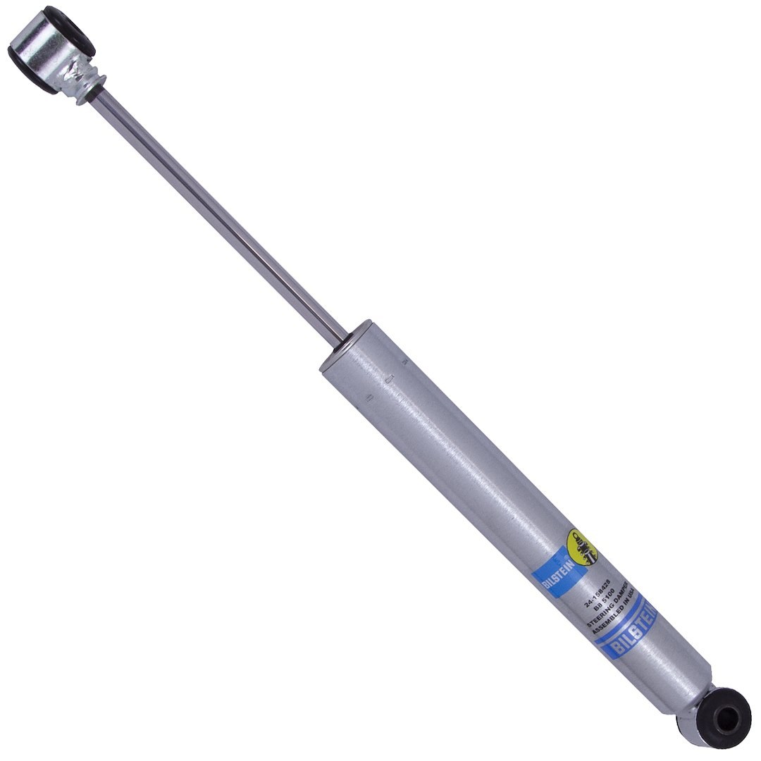 Bilstein Steering Stabilizer, 5100 Steering, Single, Without Mounting Bracket/ Without Hardware, Mounts to OE Locations – 24-158428