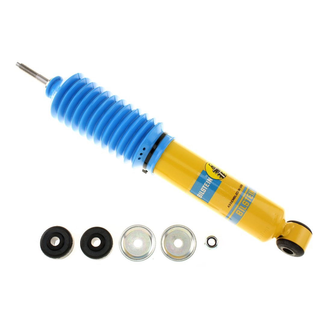 Bilstein Shock Absorber, 4600 Series Shock, Nitrogen Gas Charged, Not Adjustable Valving, With Shock Boots, Single – 24-185219