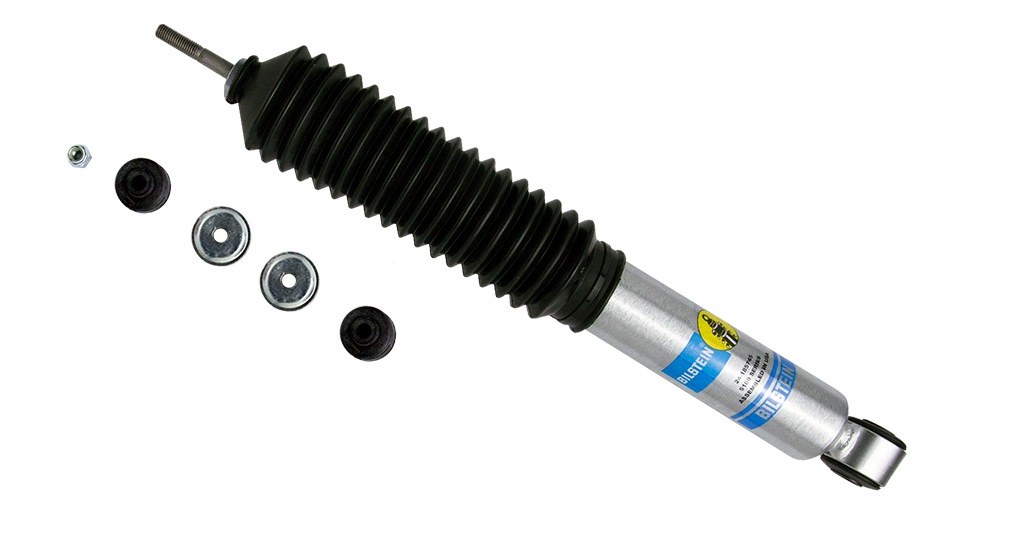 Bilstein Shock Absorber, B8 5100 Series, Nitrogen Gas Charged, Not Adjustable Valving, With Shock Boots, Single – 24-185745