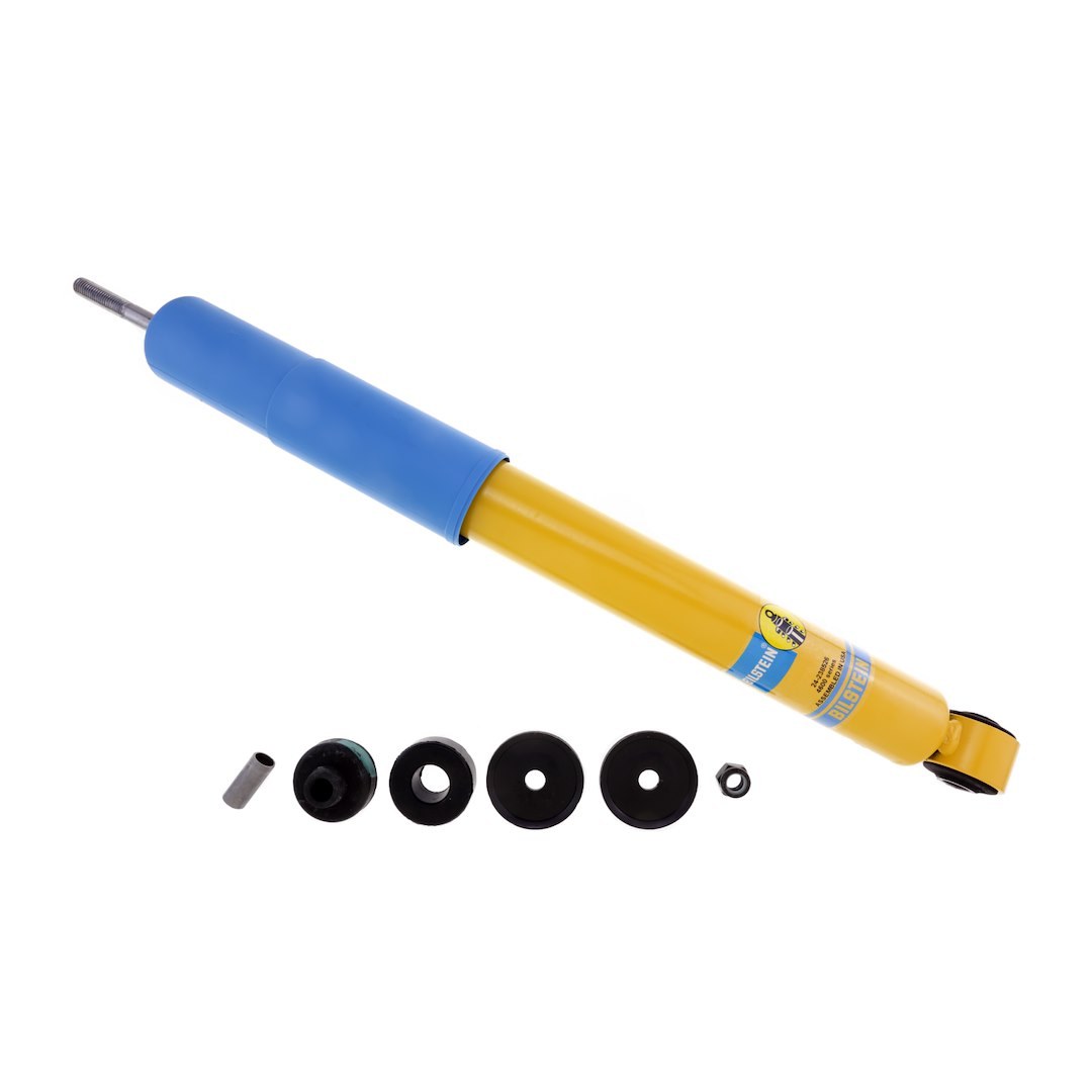 Bilstein Shock Absorber, 4600 Series Shock, Nitrogen Gas Charged, Without Valve Adjustment, With Shock Boots – 24-238526