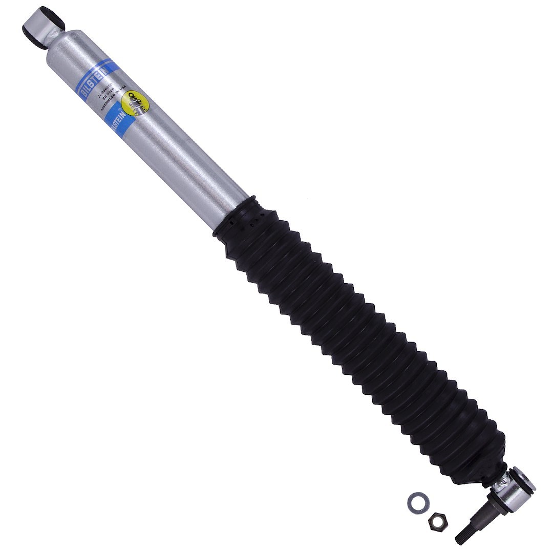 Bilstein Steering Stabilizer, B8 5100 Series, Zinc Plated Stabilizers, Without Mounting Bracket/ Without Hardware, Mounts to OE Locations – 24-286558