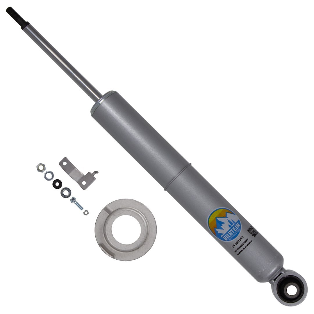 Bilstein Shock Absorber, B8 Terrasport, Nitrogen Gas Charged, Non Adjustable, Stem Upper Mount/ Eye Lower Mount, Without Shock Boots – 24-301602