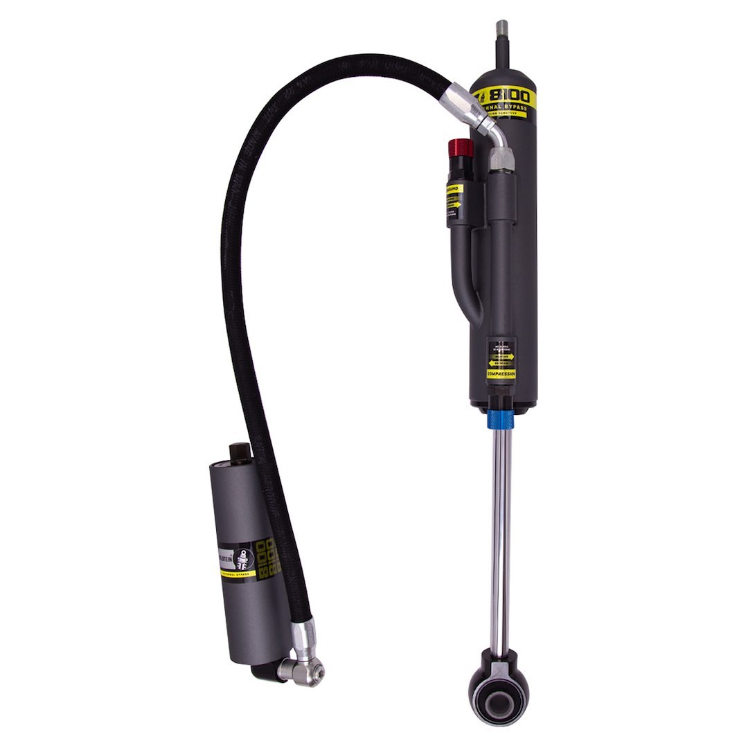 Bilstein Shock Absorber, B8 8100 Bypass, Adjustable Bypass Design, Nitrogen Gas Charged, With External Reservoir, Limited 2 Year Warranty – 25-288162