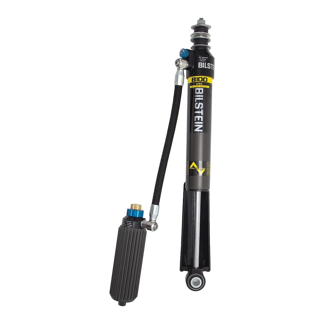 Bilstein Shock Absorber, B8 8100 Black Hawk Series, Nitrogen Gas Charged, With External Reservoir, Limited 2 Year Warranty – 25-332315