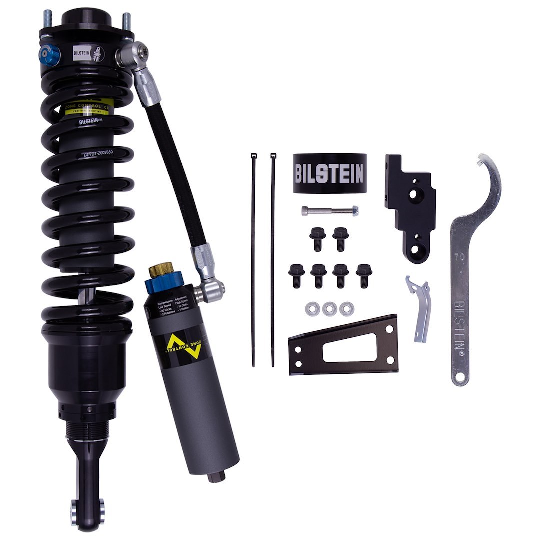 Bilstein Coil Over Shock Absorber, B88112 Series, 3 Stages of Compression and 2 Stages of Rebound Valving, 0 to 2.6 Inch Front Lift Height – 41-319581