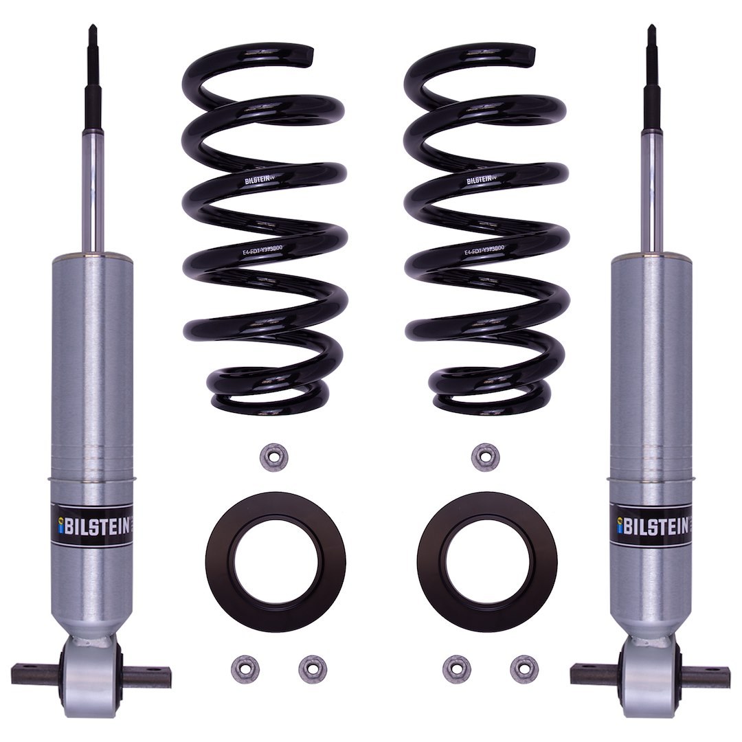 Bilstein Leveling Kit Suspension, B8 6112 Series, 0 to 2-3/4 Inch Lift, Coil Spring, With 2 Shocks/ 2 Springs/ 2 Spring Seats – 47-310834