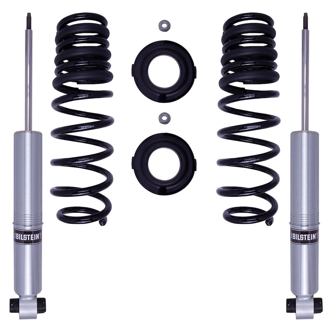 Bilstein Leveling Kit Suspension, B8 6112, 0 to 2-3/4 Inch Lift, Coil Spring, With 2 Shocks/ 2 Springs/ 2 Spring Seats – 47-325593