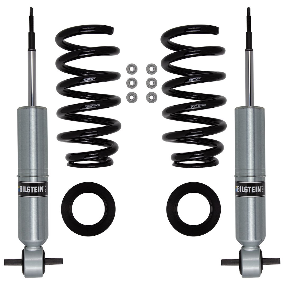 Bilstein Coil Over Shock Absorber, B8 6112 Series, Non Adjustable, Black Spring, With Spring Seat, Set of 2 – 47-325753