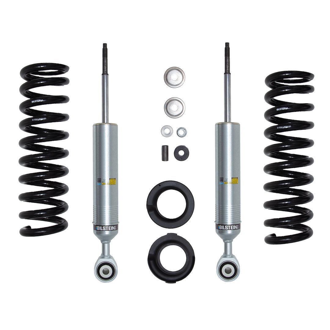 Bilstein Leveling Kit Suspension, B8 6112 Series, 0 to 2-3/4 Inch, Coil Spring, Zinc Plated Dampers, Black Springs – 47-329232