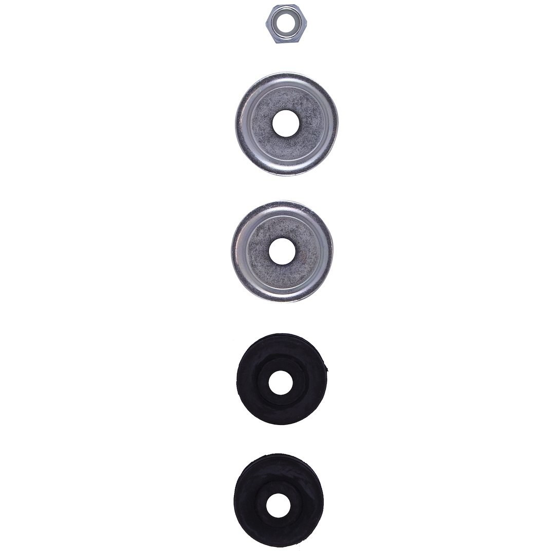Bilstein Shock Absorber Mount Bushing, B1 (components), Black, With Jam Nut/ Washers – B4-KT1-Z097A00