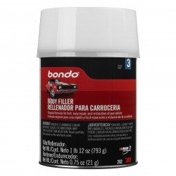 3M Body Filler, Use to Repair Fiberglass/ Wood/ Metal/ Aluminum/ Masonry and Compatible with All Paints Systems, 20 Minutes Sanding Time – 262