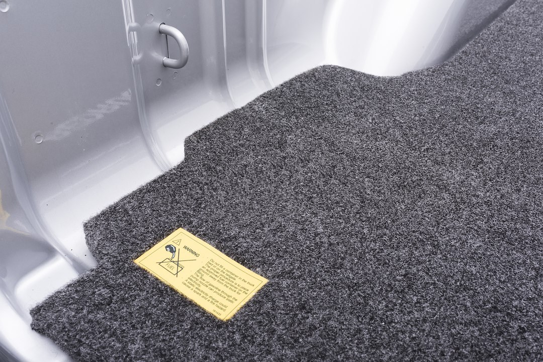 Bedrug Bed Mat, Classic, Direct-Fit, Without Raised Edges, Dark Gray, Carpet-Like Polypropylene, Tailgate Mat Not Included – BMC19LBS