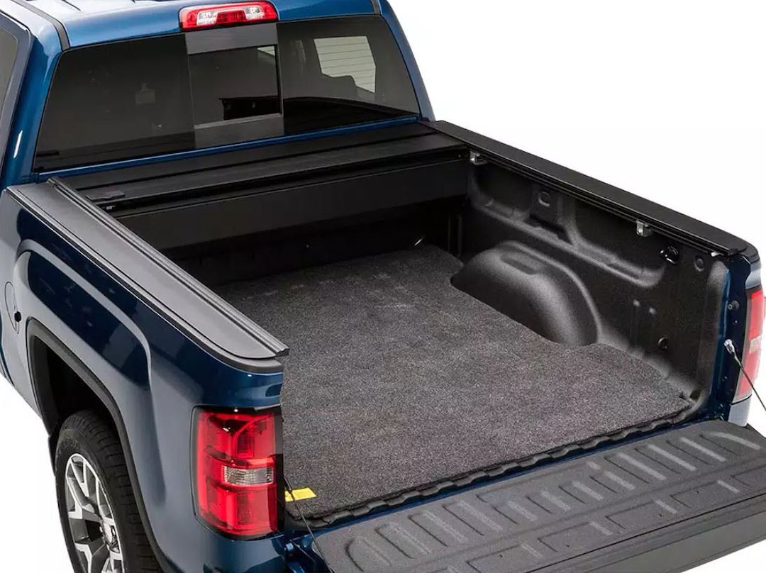 Bedrug Bed Mat, Classic, Direct-Fit, Without Raised Edges, Dark Gray, Carpet-Like Polypropylene, Tailgate Mat Not Included – BMY24DCS