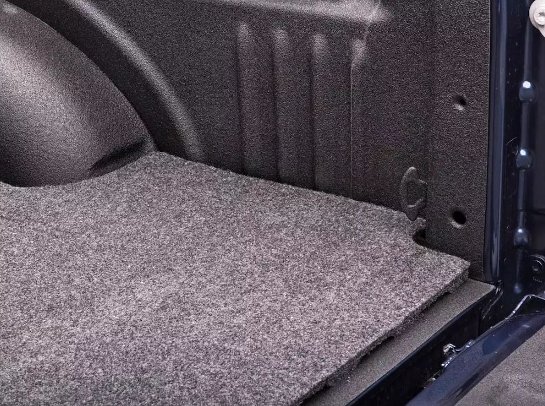 Bedrug Bed Mat, Classic, Direct-Fit, Without Raised Edges, Dark Gray, Carpet-Like Polypropylene, Tailgate Mat Not Included – BMY24DCS