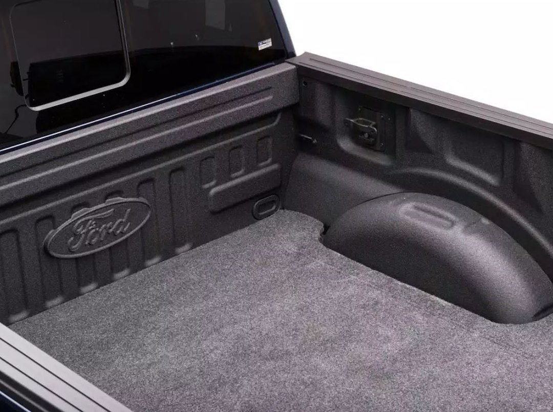 Bedrug Bed Mat, Classic, Direct-Fit, Without Raised Edges, Dark Gray, Carpet-Like Polypropylene, Tailgate Mat Not Included – BMY24DCS
