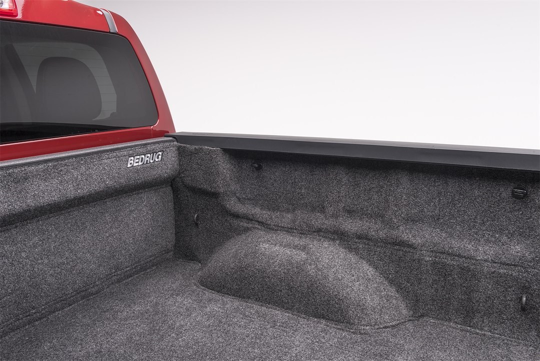 Bedrug Bed Liner, Classic, Drop IN, Under Bed Rail, Dark Gray, Carpet-Like Polypropylene, Tailgate Liner Included – BRB23CCK