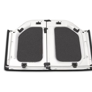 Bedrug Headliner, Dark Gray, Carpet-Like Polypropylene, With Rear Section/ Freedom Panels, 4 Piece – HLJL182DRK