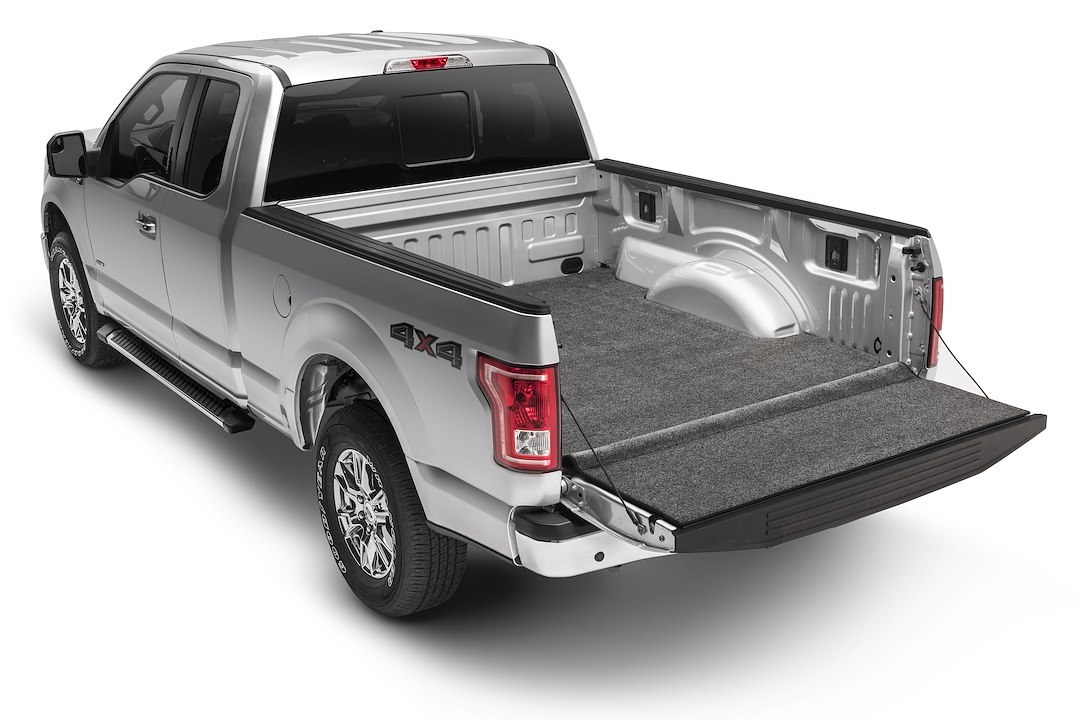 Bedrug Bed Mat, XLT, Direct-Fit, Without Raised Edges, Dark Gray, Carpet-Like Polypropylene – XLTBMC07SBS