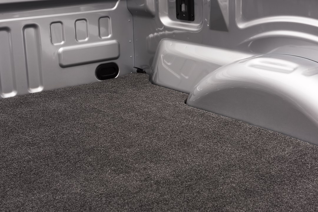 Bedrug Bed Mat, XLT, Direct-Fit, Without Raised Edges, Dark Gray, Carpet-Like Polypropylene – XLTBMC07SBS