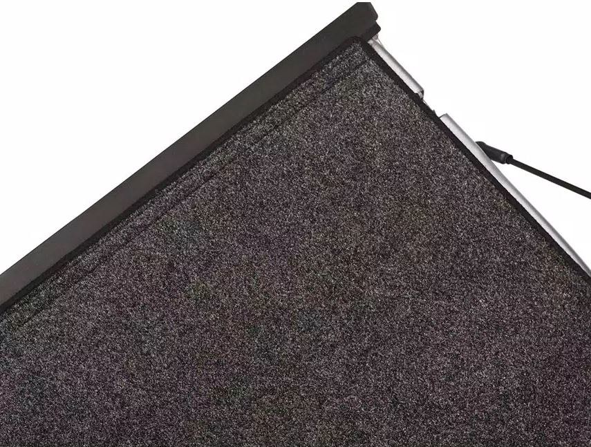 Bedrug Bed Mat, XLT, Direct-Fit, Without Raised Edges, Dark Gray, Carpet-Like Polypropylene – XLTBMR24DCS