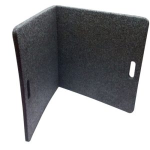 Bedrug Work Mat, Trailerware, 48 Inch Length X 24 Inch Width/ 24 Inch Length X 24 Inch Width (folded)/ 3/4 Inch Thick, Trackmat Logo – TW2X4MAT