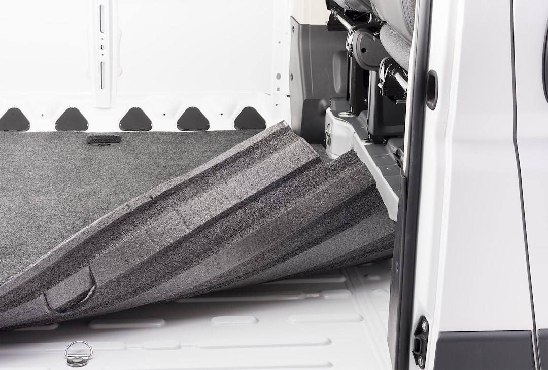 Bedrug Cargo Area Liner, Vanrug, Direct-Fit, Dark Gray, Carpet-Like Polypropylene, 128-5/8 Inch Lenght X 69-3/8 Inch Width – VRDP14M