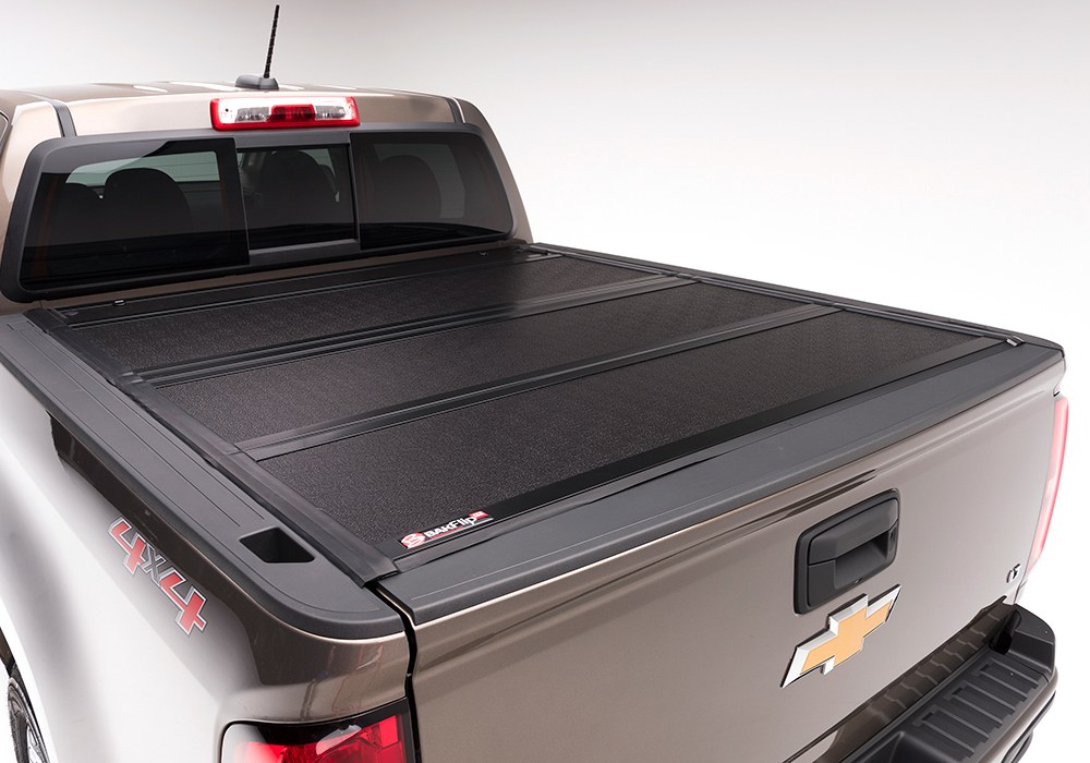 BAK Industries Tonneau Cover, Bakflip G2, Hard Folding, 2 Folds/ 3 Panels, Front Hinge Allows Entire Tonneau to Flip Up When Folded – 226107
