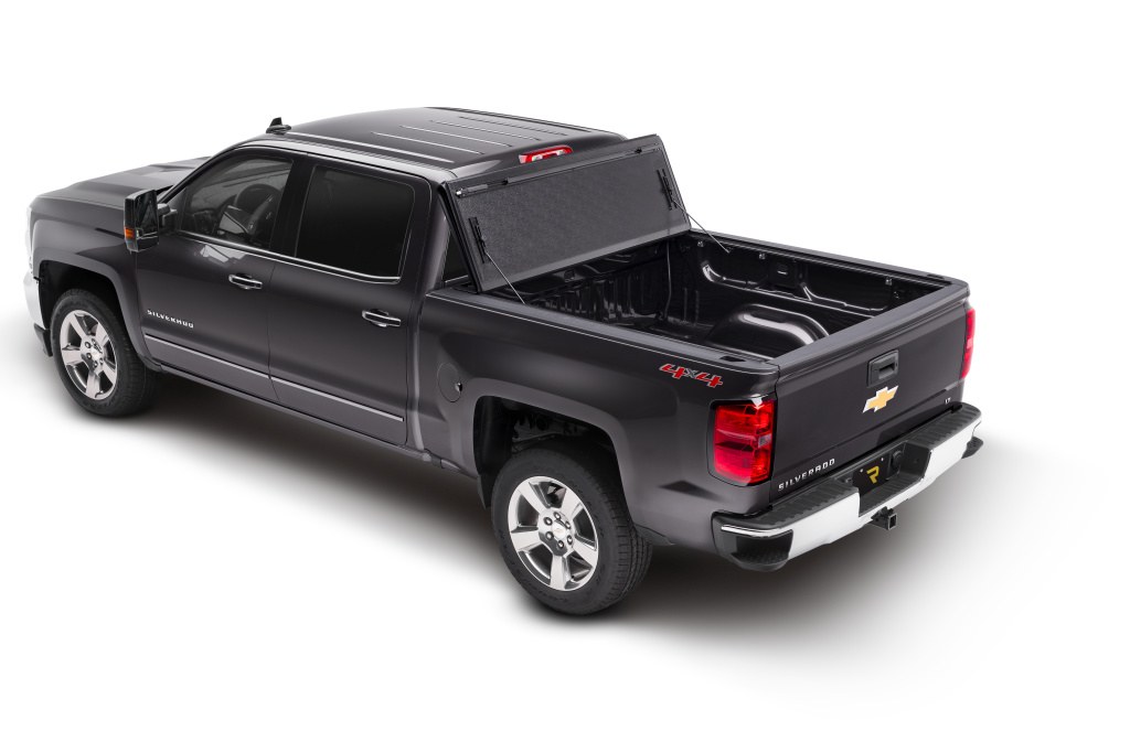 BAK Industries Tonneau Cover, Bakflip G2, Hard Folding, 2 Folds/ 3 Panels, Front Hinge Allows Entire Tonneau to Flip Up When Folded – 226120