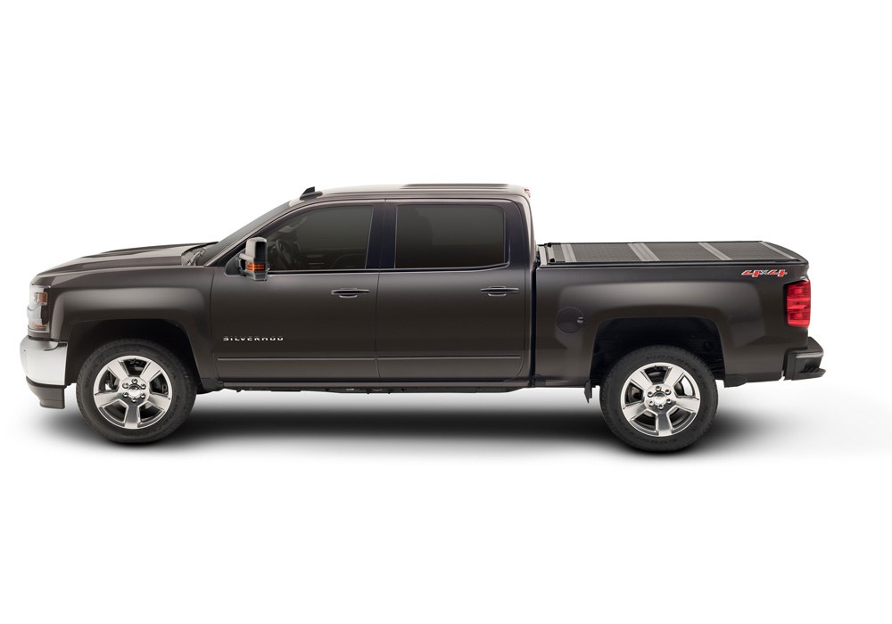 BAK Industries Tonneau Cover, Bakflip G2, Hard Folding, 2 Folds/ 3 Panels, Front Hinge Allows Entire Tonneau to Flip Up When Folded – 226120